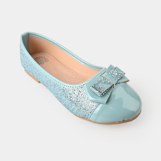 Girls Pumps 11-35-Blue