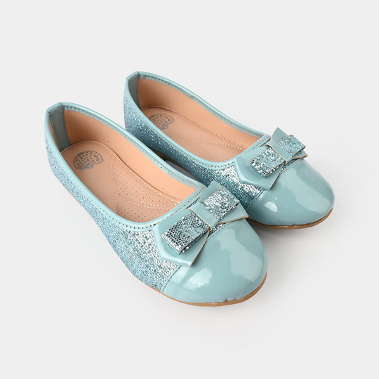 Girls Pumps 11-35-Blue