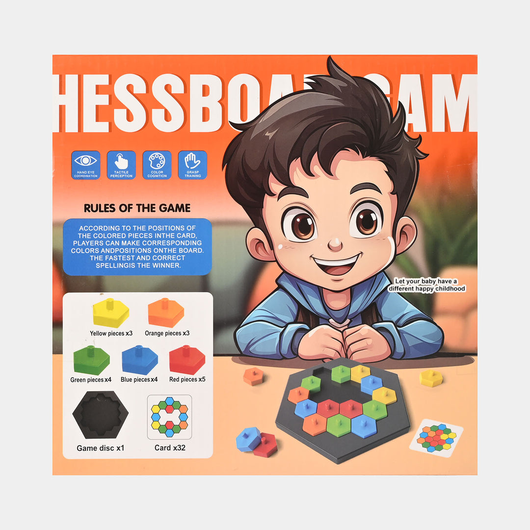 DIY Chessboard Game – Colorful Strategy Puzzle Toy for Kids