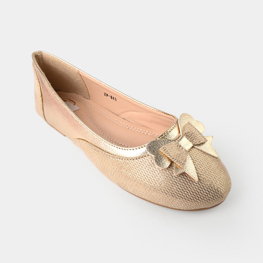 Girls Pumps ZP-041-Golden