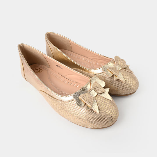 Girls Pumps ZP-041-Golden