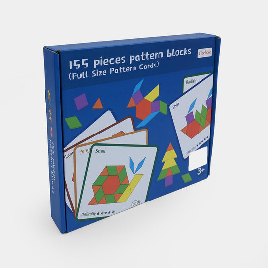 Creative Puzzle Pattern Blocks with Cards