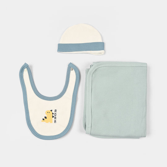 Infant Boys Velour & Thermal 5 PC Gift Set 319 - 044- Off.White.Blue