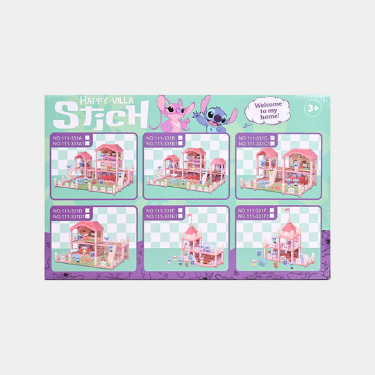 Pretend Play DIY Dollhouse House Building Set
