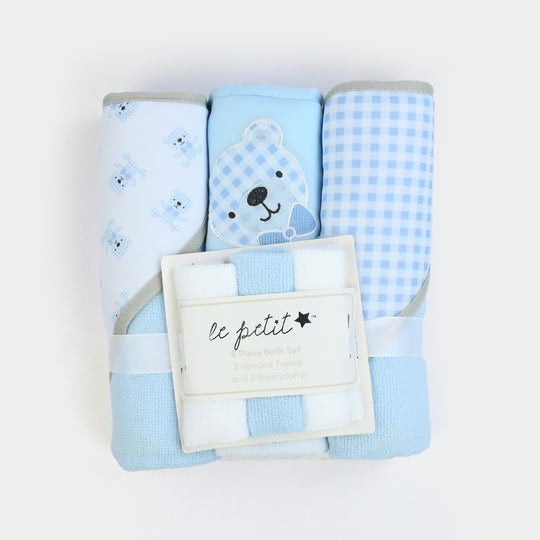 6-Piece Baby Bath & Face Towel Set