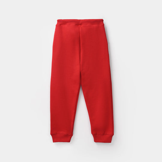 Boys Fleece 2 Piece Suit Racing-Red