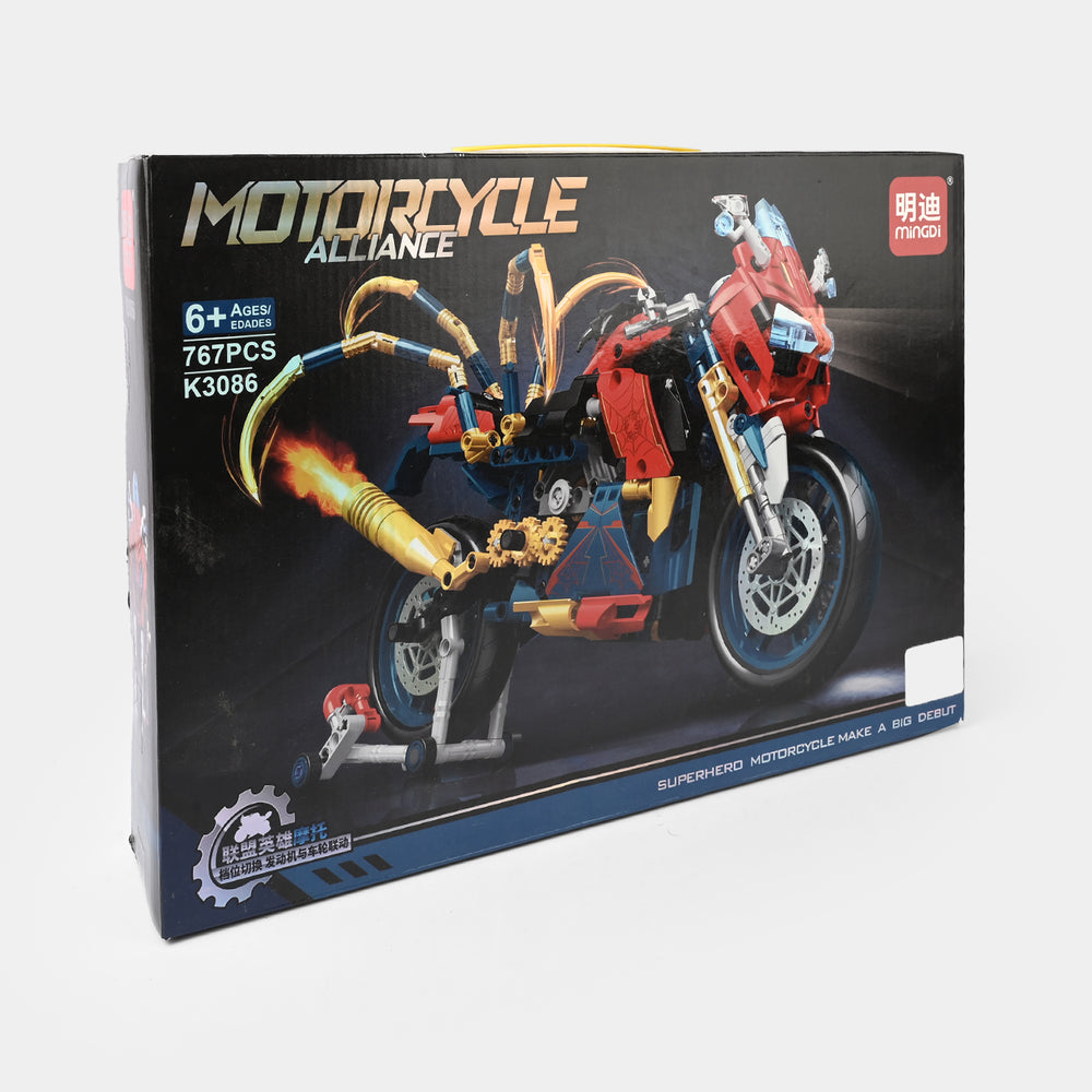 Creative Construction Super Bike Building Blocks Set