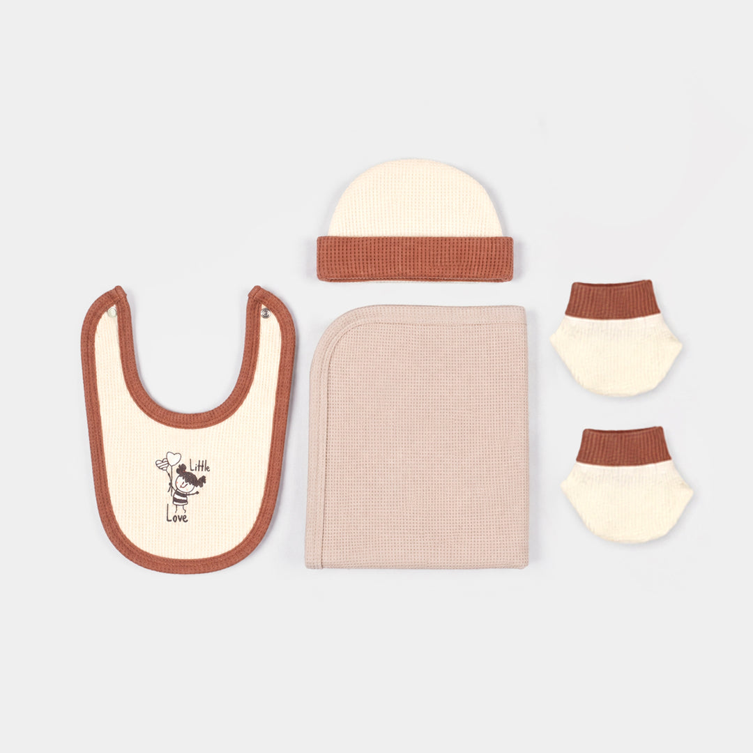 Infant Girls Velour & Thermal 7 PC Gift Set 319 - 090- Brown