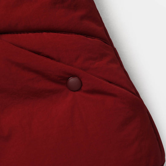 Girls Quilted Jacket S/L-MAROON