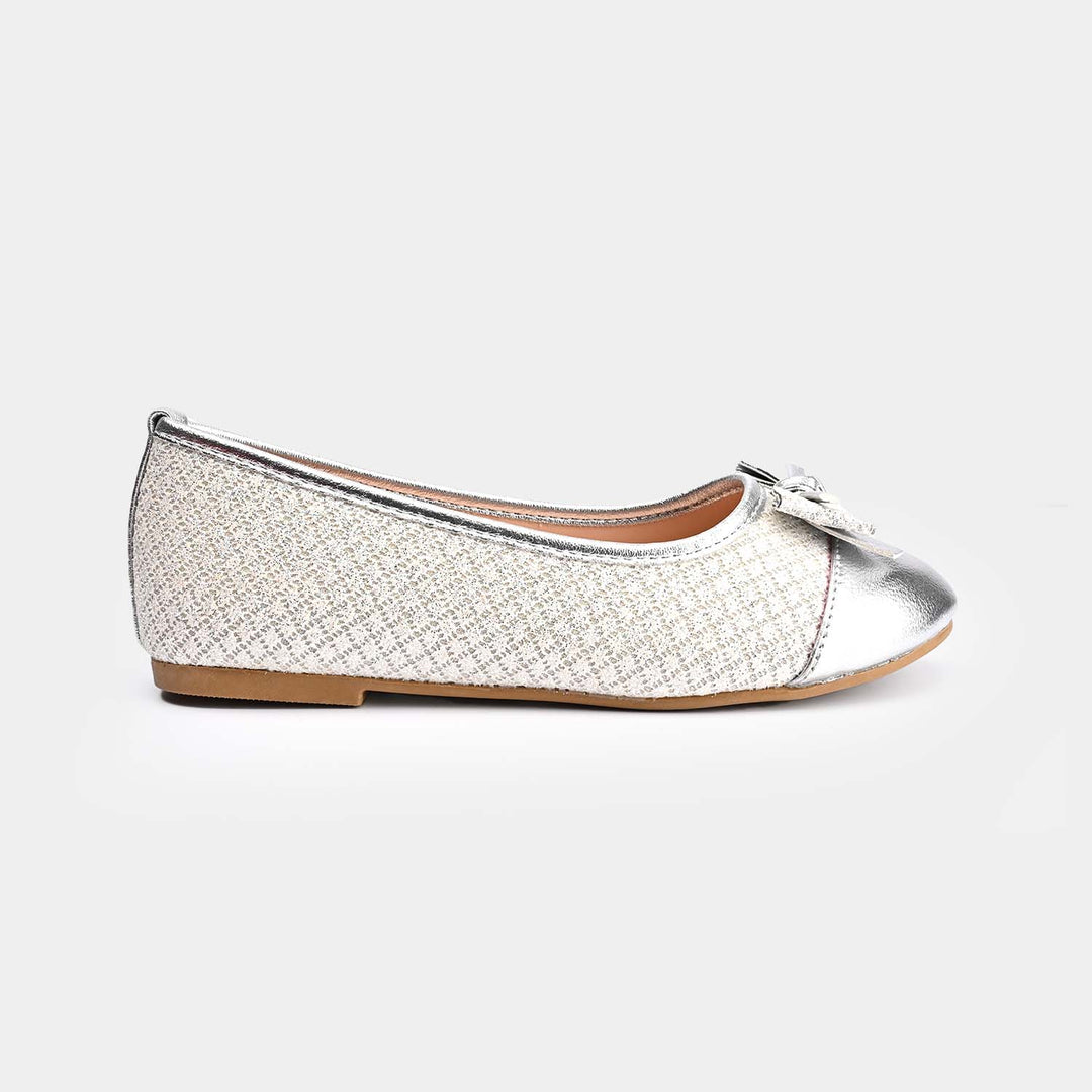 Girls Pumps ZP-067-SILVER