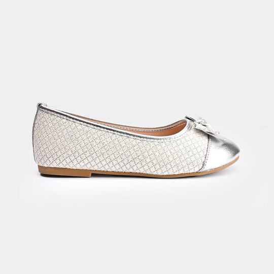 Girls Pumps ZP-067-SILVER