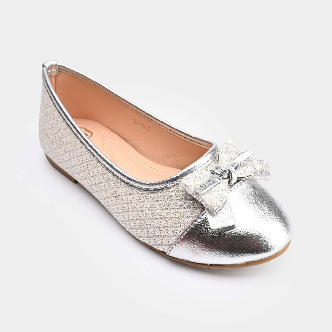 Girls Pumps ZP-067-SILVER