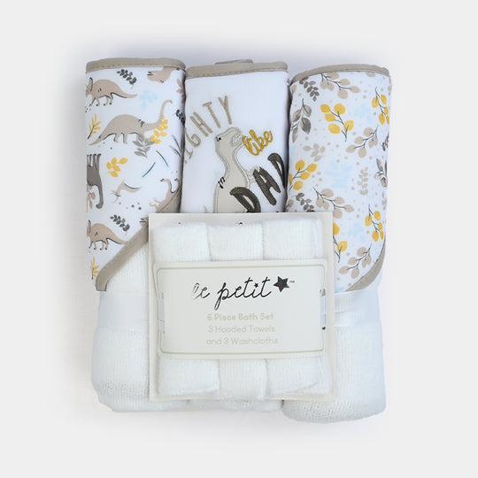 6-Piece Baby Bath & Face Towel Set