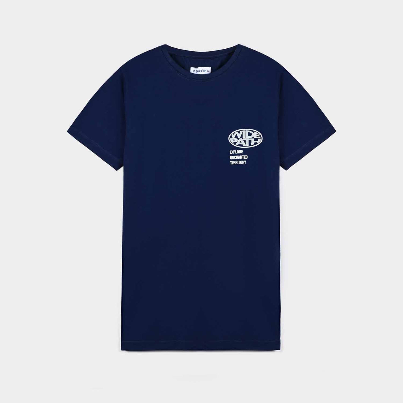 Teens Boys Jumbo Pique Tees H/S-NAVY