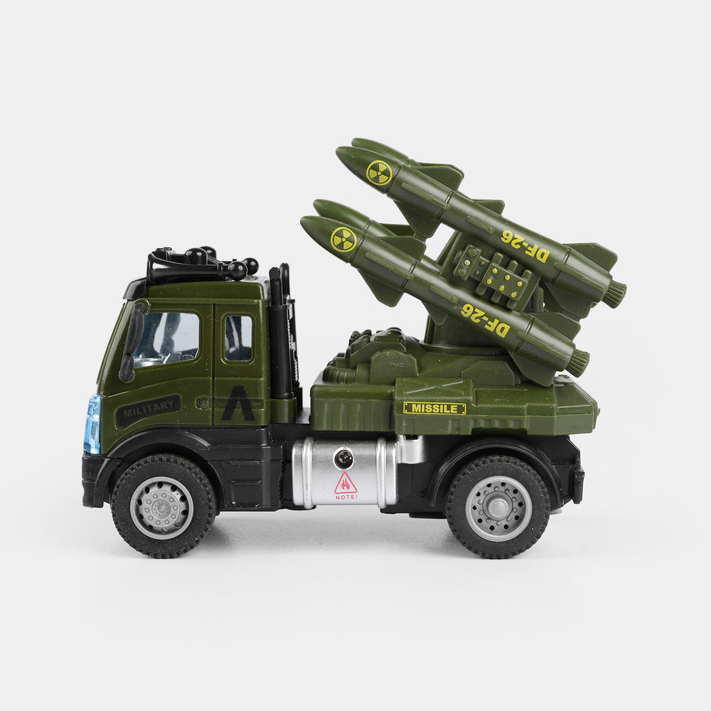Friction Mini Armed Model Vehicle Toy For Kids