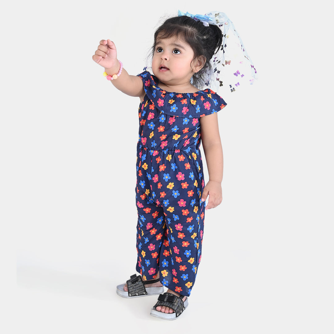 Infant Girls Viscose Jumpsuit Delvis-Blue