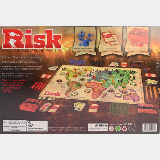 Strategic Conquest Risk Board Game