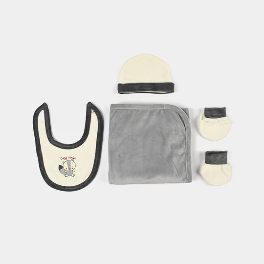 Infant Boys Velour & Thermal 7 PC Gift Set 319 - 060- Off.White.Grey
