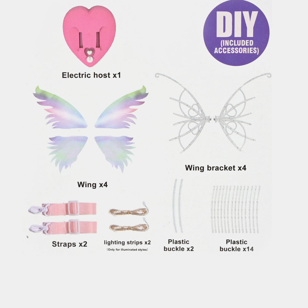 Electric DIY Sparkling Angel Wings