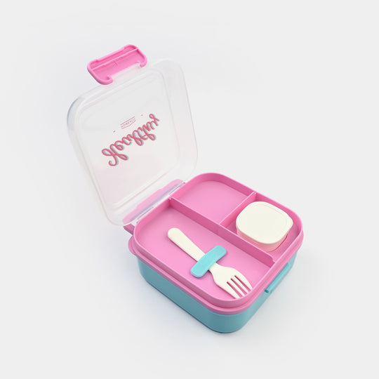 Plastic Lunch Box With Cutlery | 1.5ltr