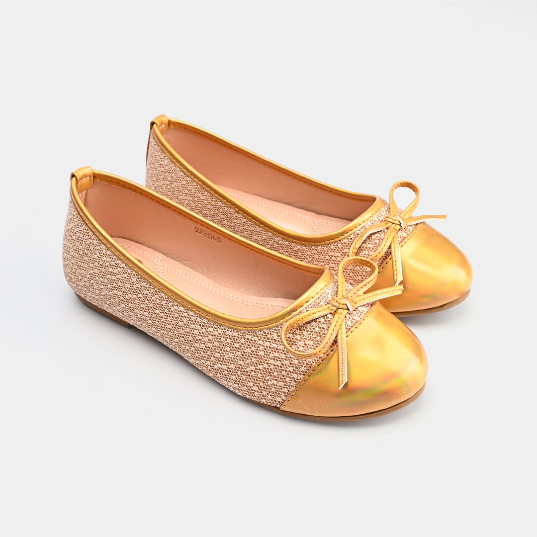 Girls Pumps ZP-065-Golden