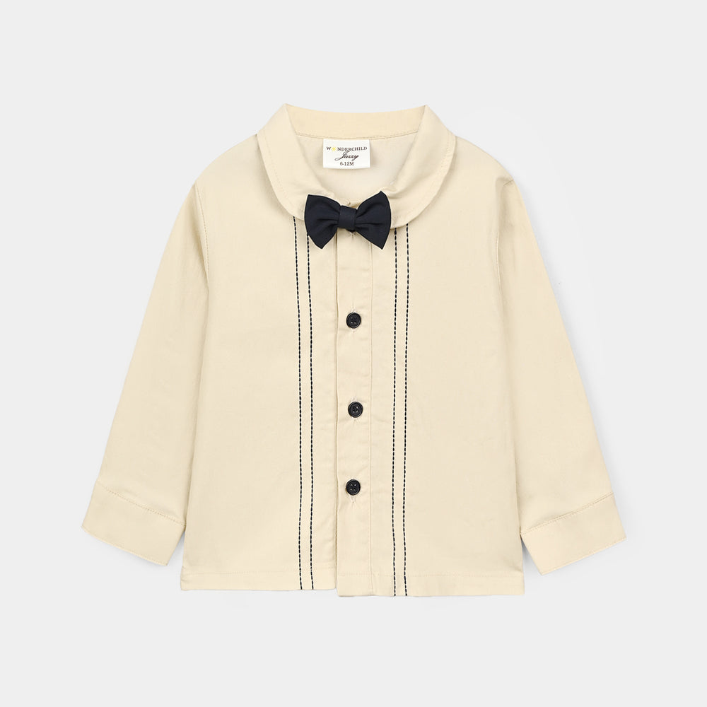 Boys Cotton Interlock Woven Suit 320 - 035- Navy