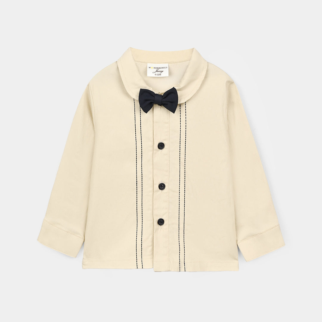 Boys Cotton Interlock Woven Suit 320 - 035- Navy