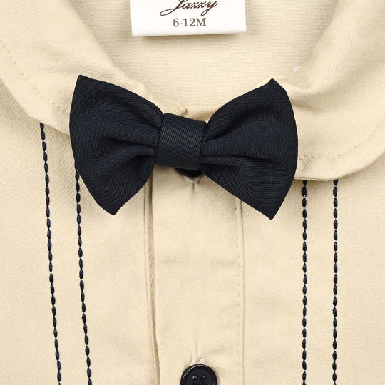 Boys Cotton Interlock Woven Suit 320 - 035- Navy
