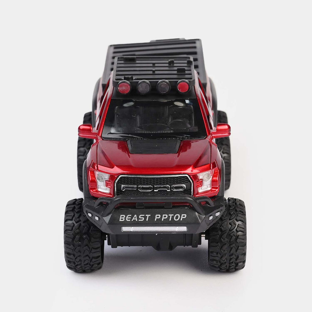Die-cast Model Car with Roof Camping Tent