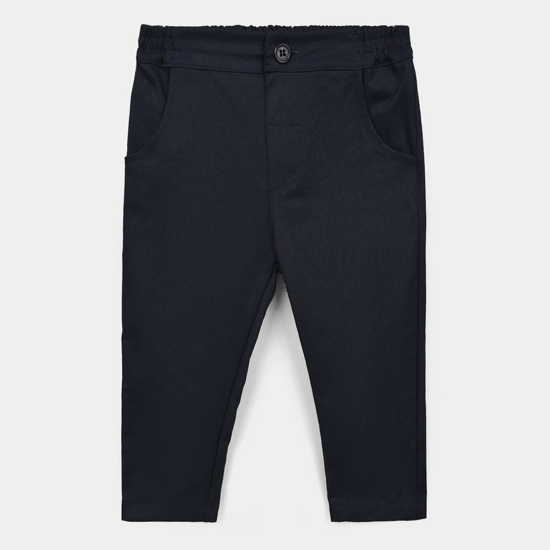 Boys Cotton Interlock Woven Suit 320 - 035- Navy