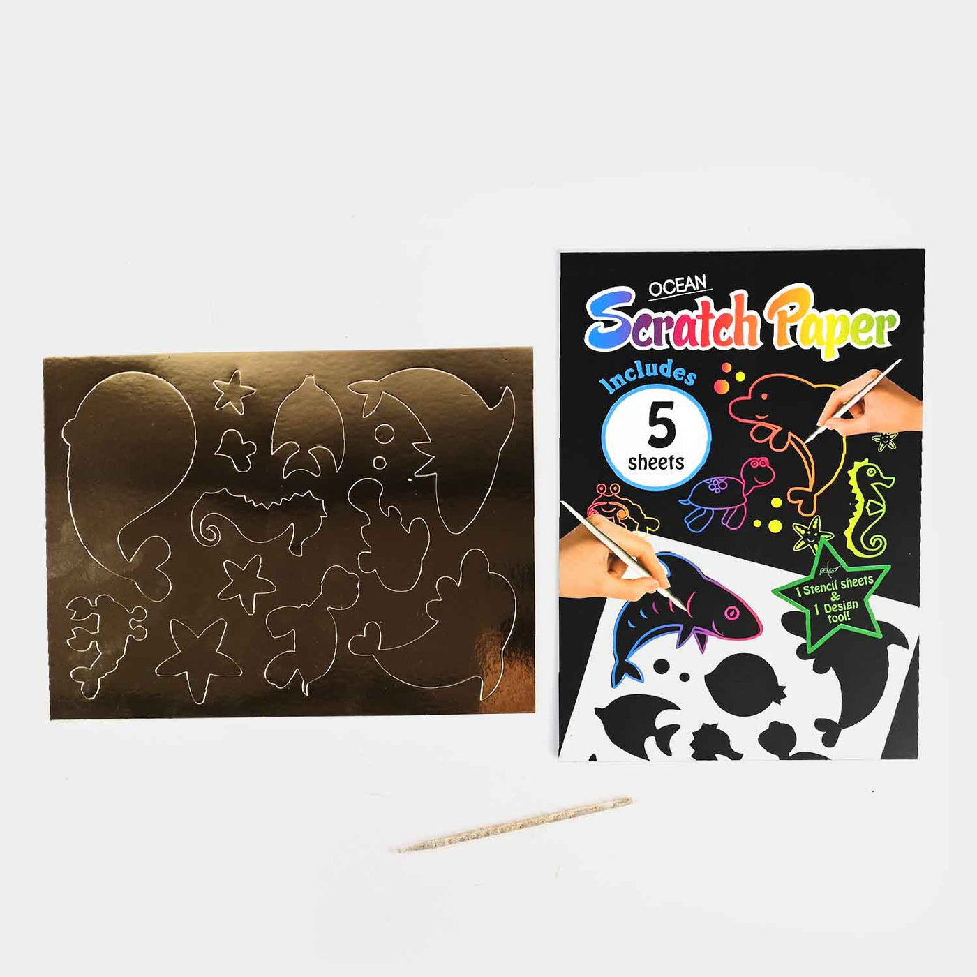 Scratch Sketch Book For Kids