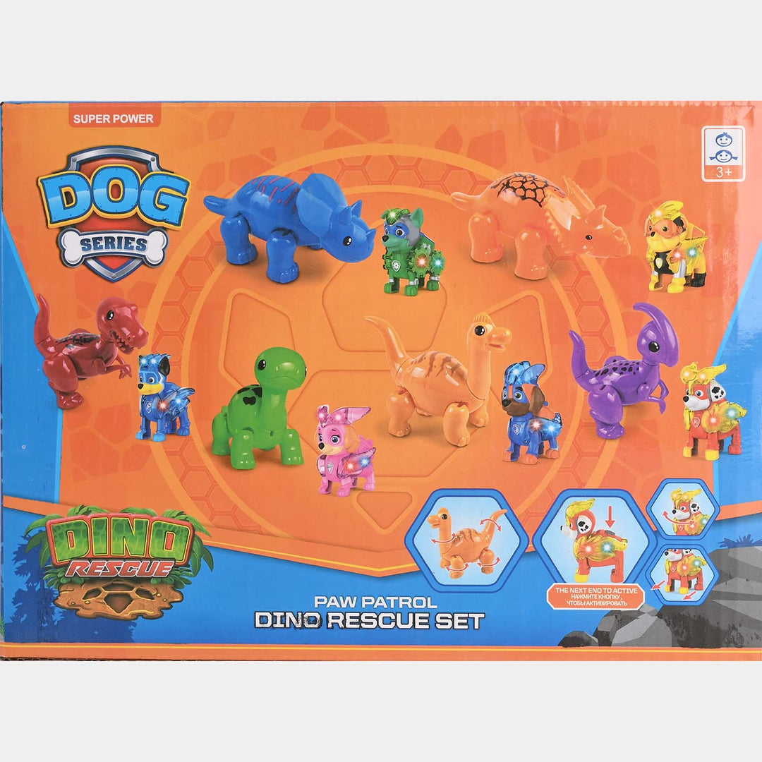 Dino Rescue Set and Dog Squad Building Set