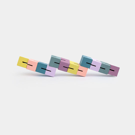 Wooden Flexible Transforming Cube Puzzle
