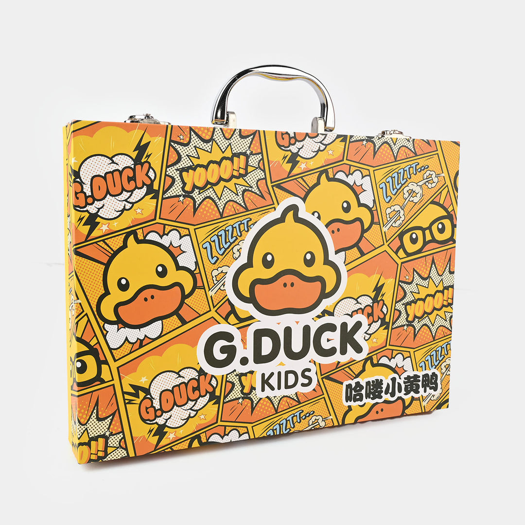Color Kit 67PCs Duck Design Case for Kids