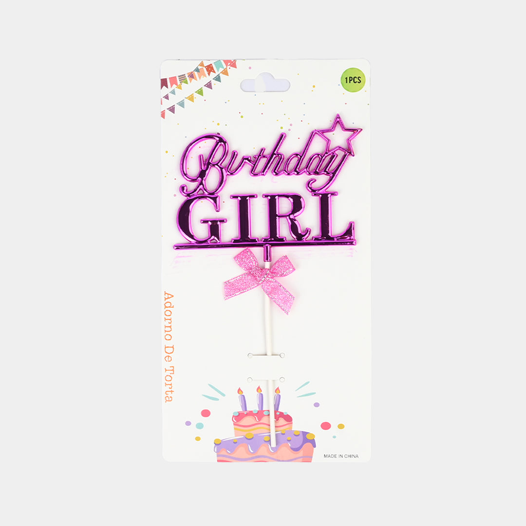 Birthday Girl Cake Topper