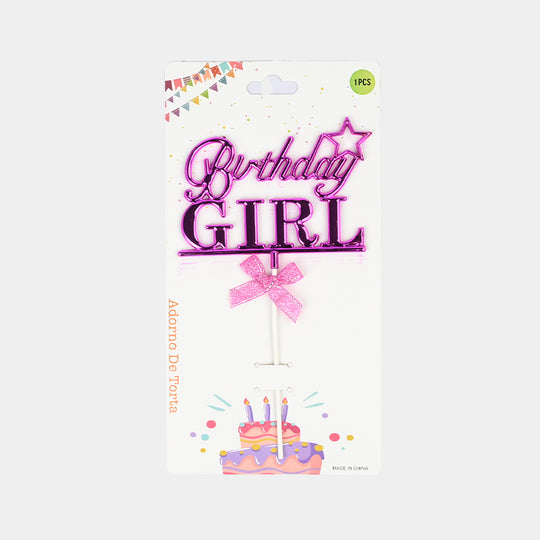 Birthday Girl Cake Topper