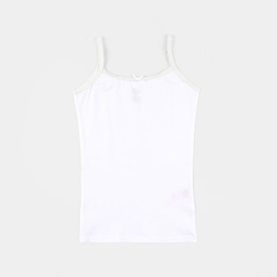 Girls Cotton Jersey Cami Pack of 2 Basic-Black/White