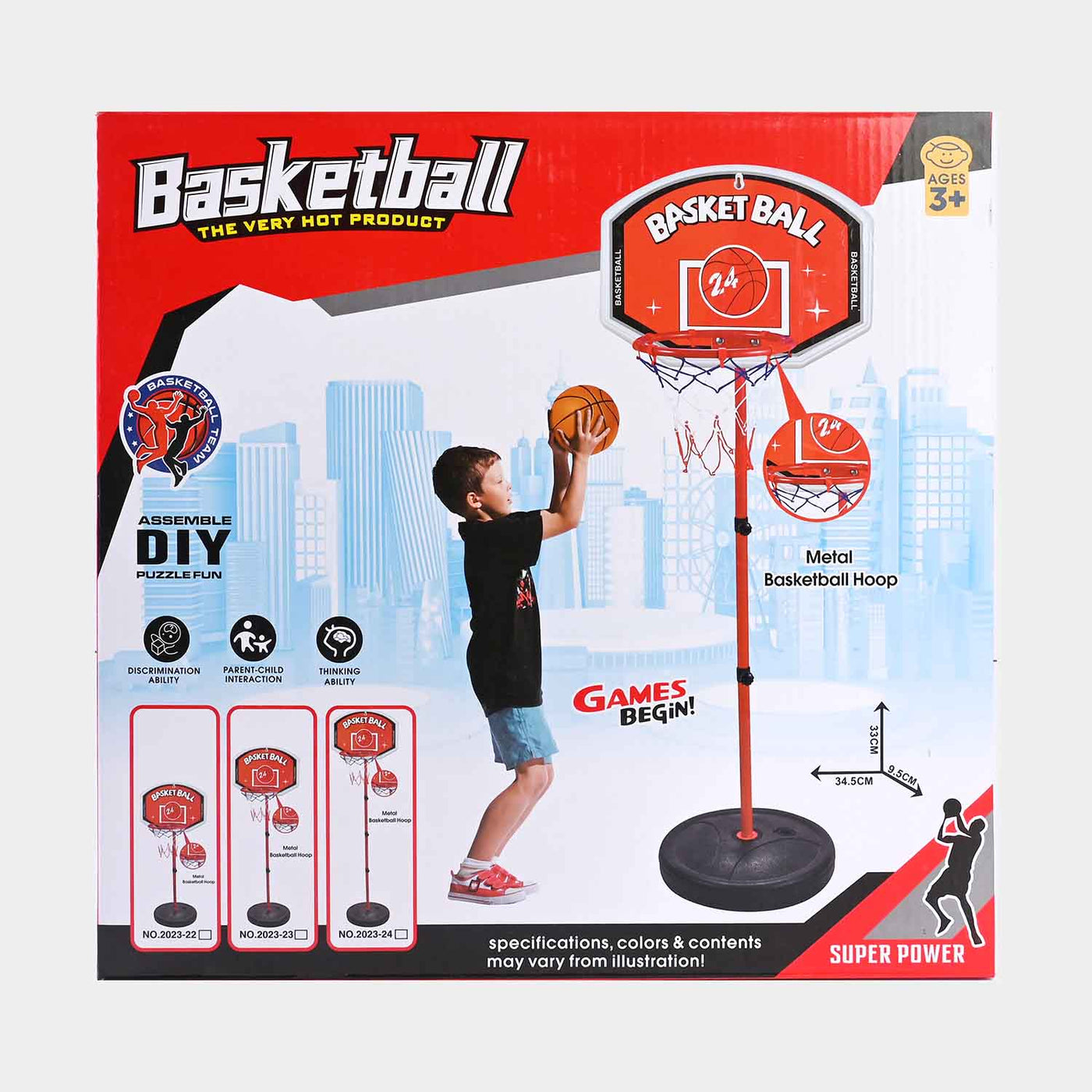 Sports Basket Ball Play Set For Kids