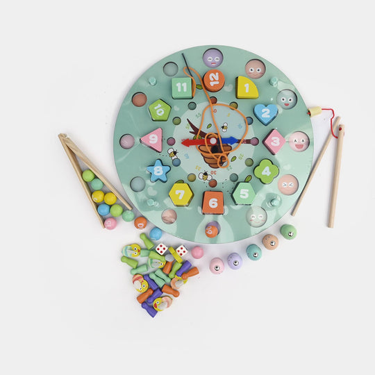 Multi-Function Double-Sided Clock Game Chess