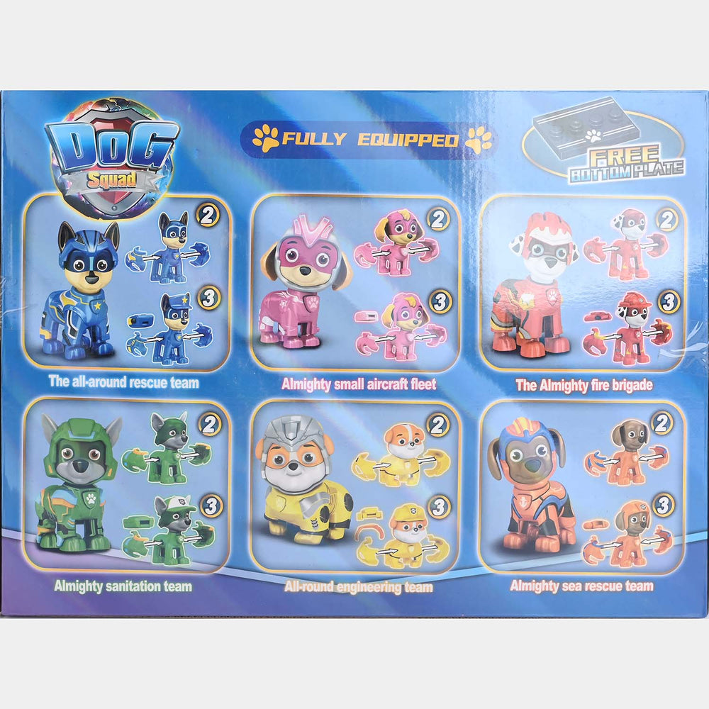 Character Building Blocks Set