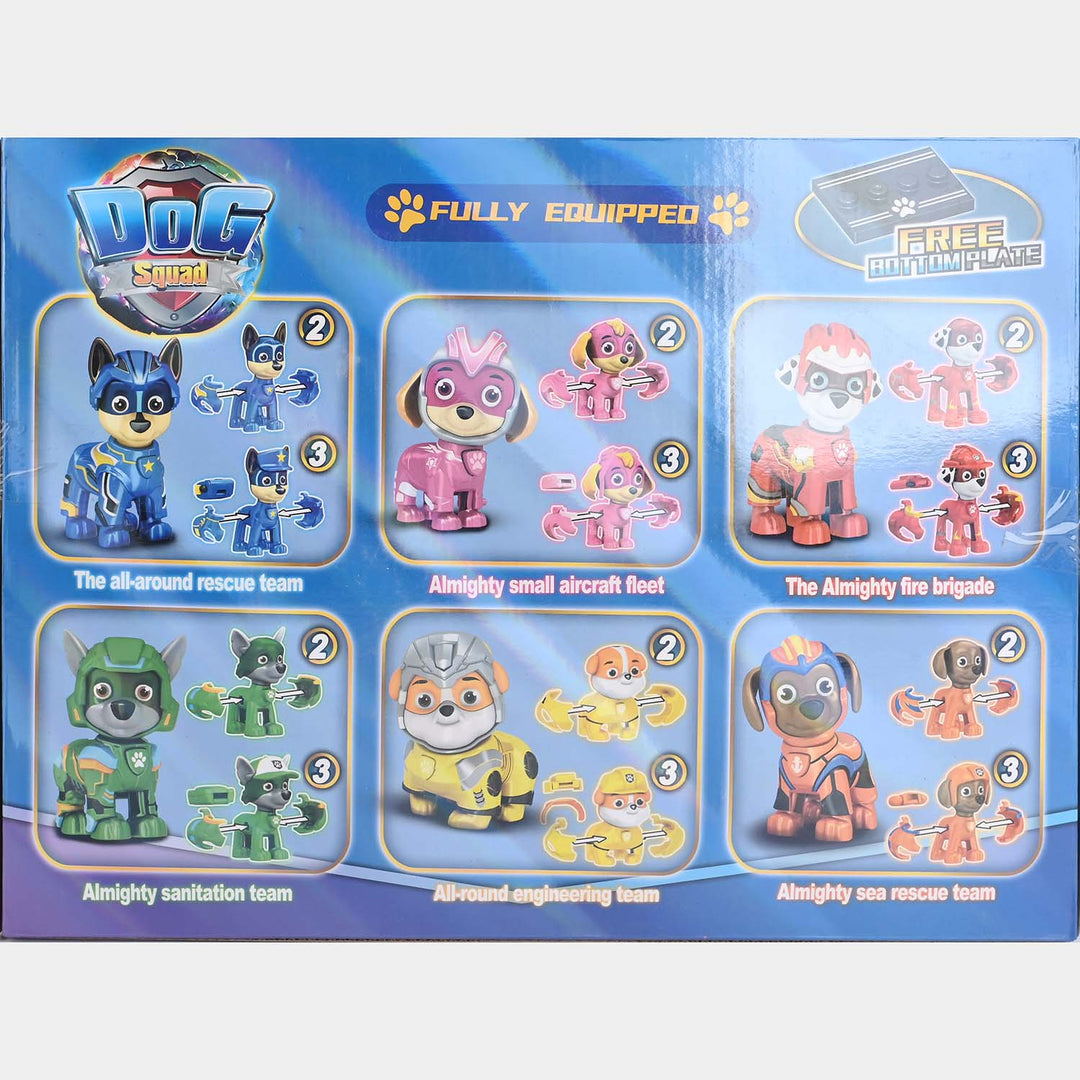 Character Building Blocks Set