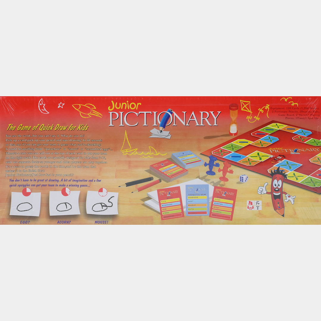 Junior Pictionary Board Game for Kids