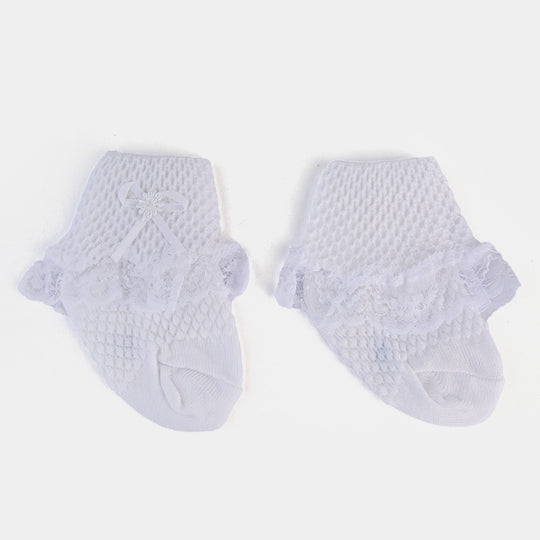 Baby Lace Frill Socks | 4M+