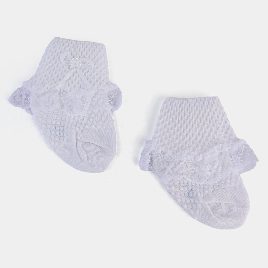 Baby Lace Frill Socks | 4M+