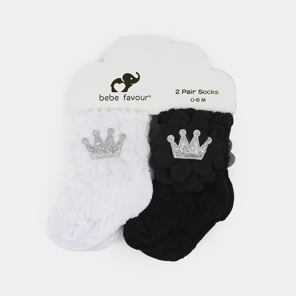 Infant Fancy Socks 2 Pairs
