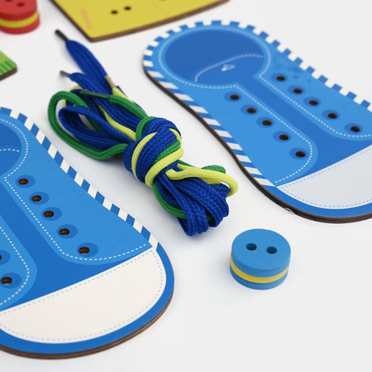 Wooden Lacing Game (4 in 1)
