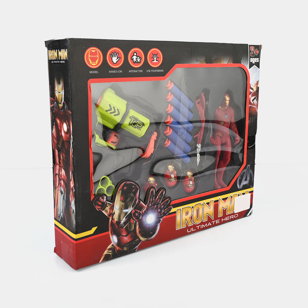 Eva Soft Bullet Blaster Set with Character Figure
