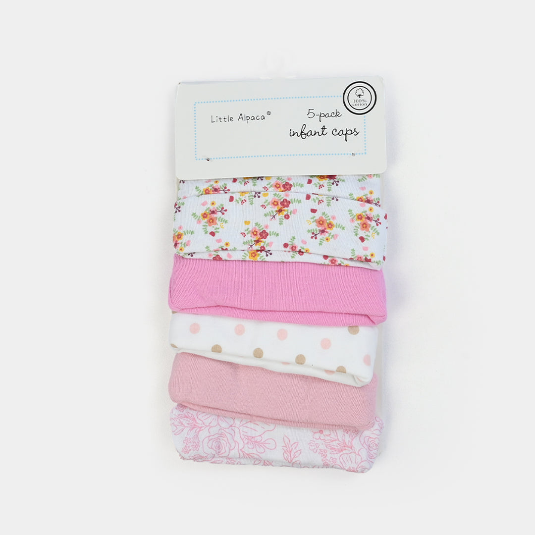 Infant Cap/Hat Set 5Pcs