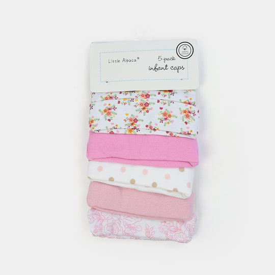 Infant Cap/Hat Set 5Pcs