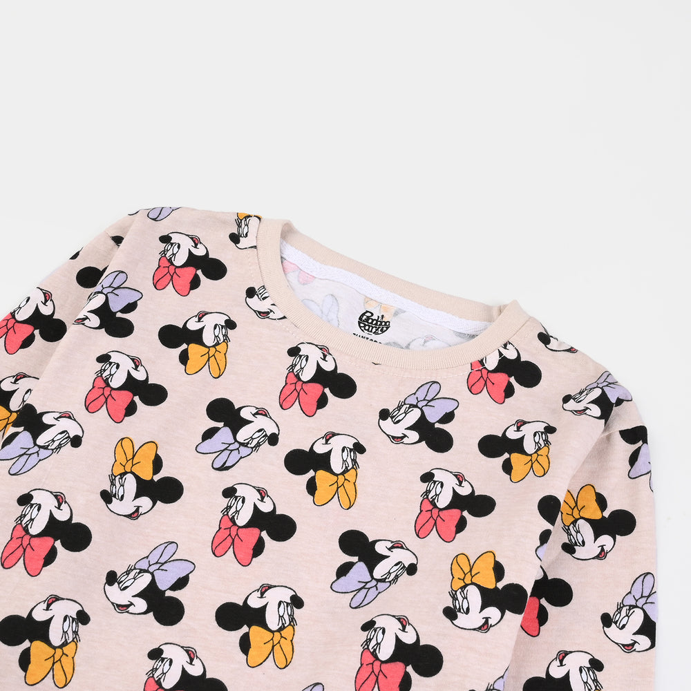 Girls Slub Jersey T-Shirt F/S  Character